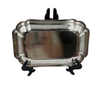 International Silver Co. Chadwick #1513 Serving Dish Platter Rectangular MCM VTG